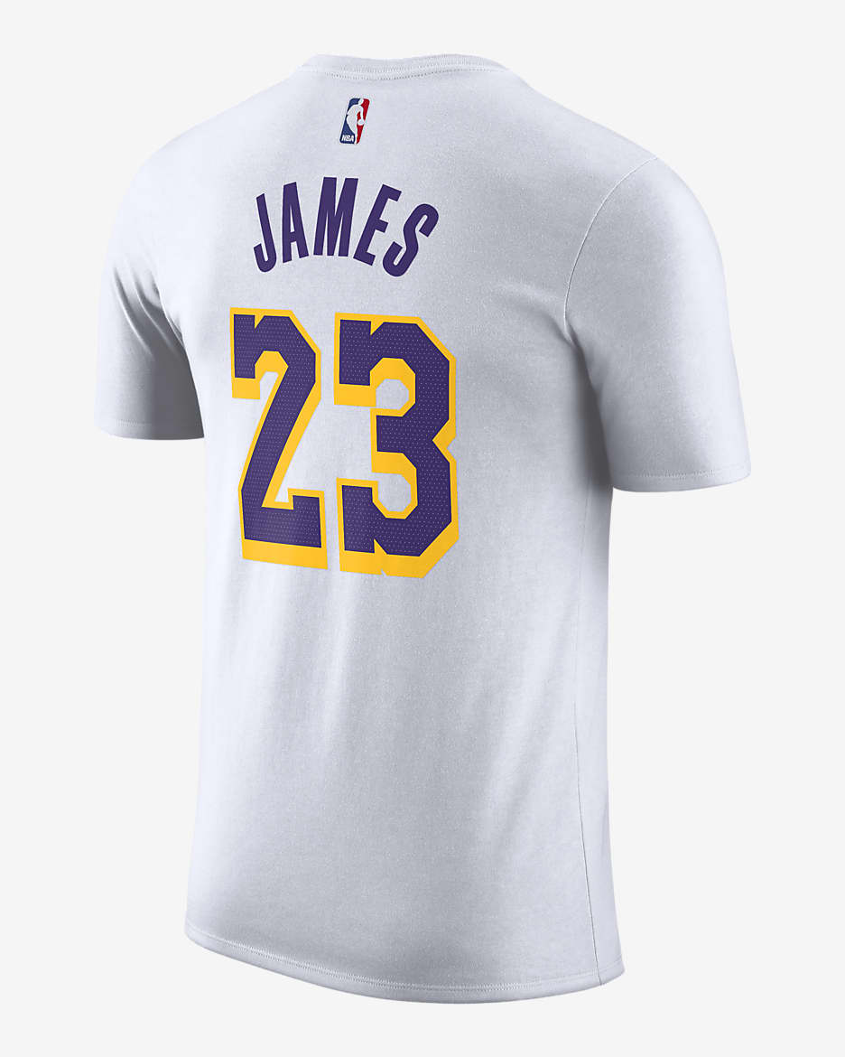 Los Angeles Lakers Men s Nike NBA T Shirt. Nike ID